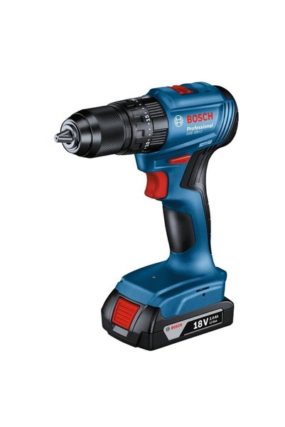 Bosch Gsr 185 Li Tek Akülü Kömürsüz Matkap Vidalama Profesyonel Şarjlı Matkap Mavi (Uç Seti Hediyeli)
