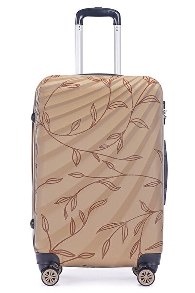 Wexta Wx-300 Yaprak Baskılı 3'lü Set Valiz / Seyahat Bavulu