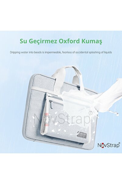 NovStrap حافظة حقيبة قماش أكسفورد متوافقة مع أبل ماك بوك اير 15 بوصة M2 M3 M4 رقاقة A2941 A3114 A3241