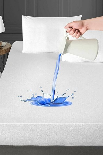 Bilgiçler Saltele duble montate rezistente la lichide 160x200