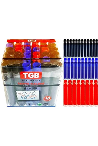 Mahi Max Her Marka Kalemle Uyumlu 36'lı Byb Beyaz Tahta Kalemi Kartuşu - 12 M...