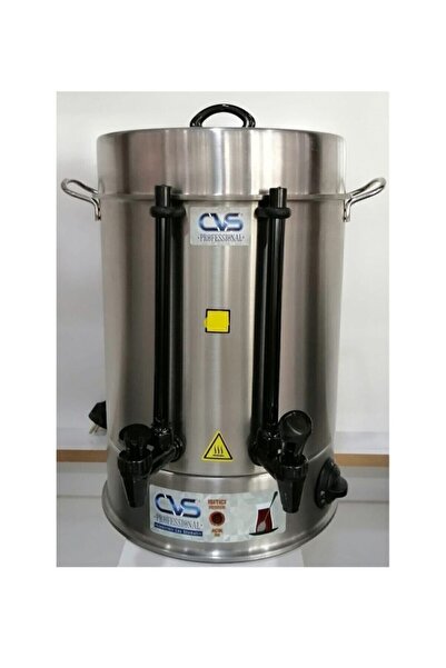CVS Dn 91107 . 80 Bardak Elektrikli Termostatlı 8 Lt Paslanmaz Çelik Semaver Çay Otomatı Makinesi