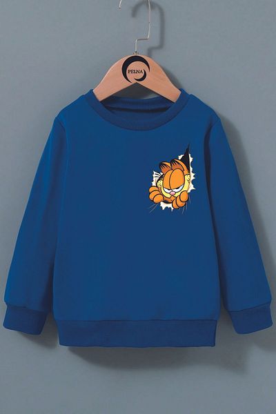 Pelna Cotton Printed Children's Trend Model Sweatshirt