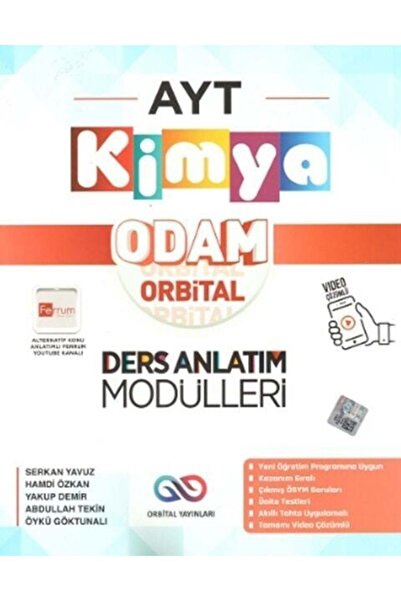 Aydın Yayınları Orbital YKS AYT Kimya Odam Orbital Ders Anlatım Modülleri Orb...