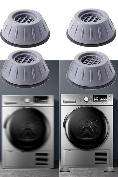 Modaba Haniş Home Mașină de spălat Produse albe Suport pentru picioare Anti-vibrații Set de oprire cu ventuză anti-alunecare 4 buc