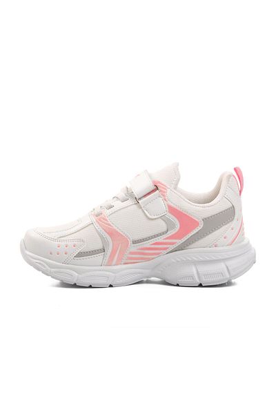 Slazenger Pantofi Kendall-F Unisex pentru copii - alb și roz