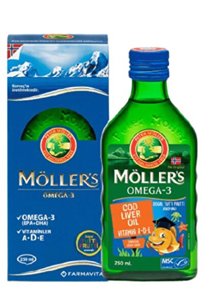 Möller's Mollers Omega 3 Balık Yağı Tuttu Frutti 250 Ml