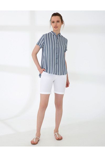Pierre Cardin 50201244-vr013 موديل شورت برمودا أبيض