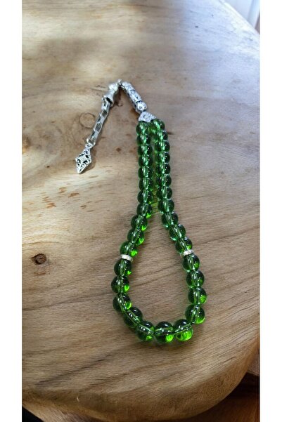 Ayver Gift Glass Model Rosary and Turkish Flag Keychain Set of 33