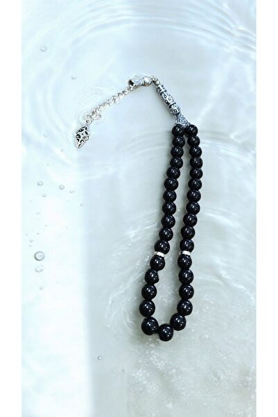 Ayver Gift Glass Model Rosary and Turkish Flag Keychain Set of 33