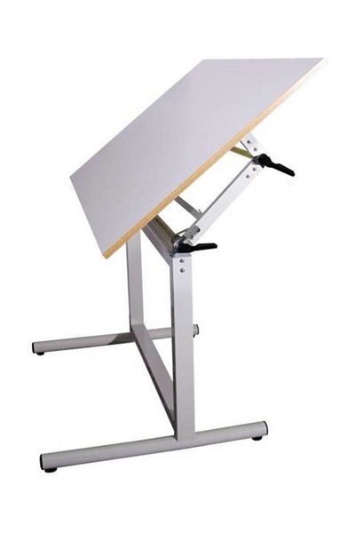 AKYAZI Professional Drawing Table with Wooden Top 70x100