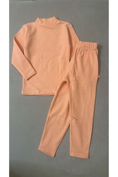 SANTRALBEBE Ribbed Girl's Tights Set