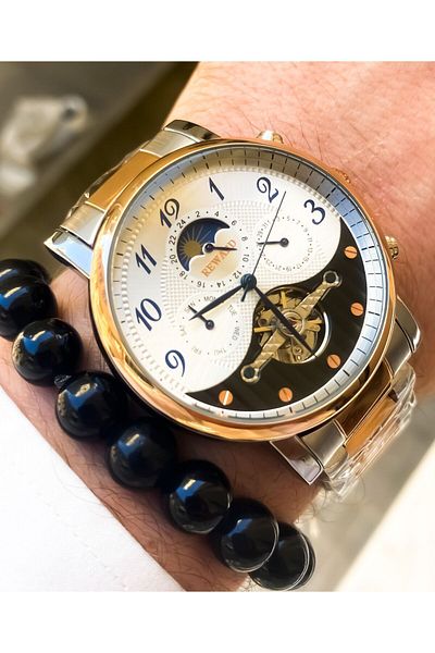 Reward brand steel automatic men's wrist watch