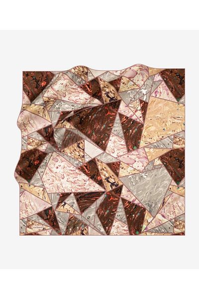 Cacharel Μεταξωτό κασκόλ Tivil / 90x90 / 8046313 -991
