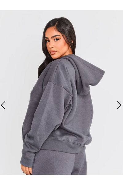 Boi Hanorac gros de iarnă unisex din bumbac - Negru Alb Bej Roșu Violet Gri Hanorac de bază