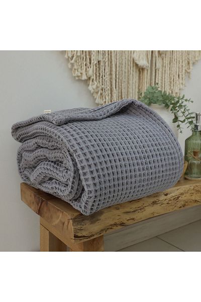 Cyc Atelier Waffle Patterned Single Bedspread