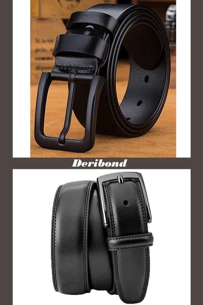 Deribond Cureaua pentru barbati (2 bucati) potrivita pentru tesatura si pantaloni din denim