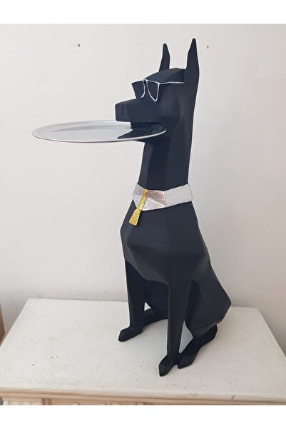 Arose Tepsili Köpek Sunumluk Köpek Sunumluk Kubik Köpek Polyester Obje Ev Ofi...