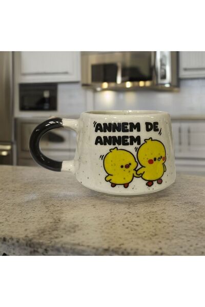 İlbay Çini Takı My Mother and Mom Mug