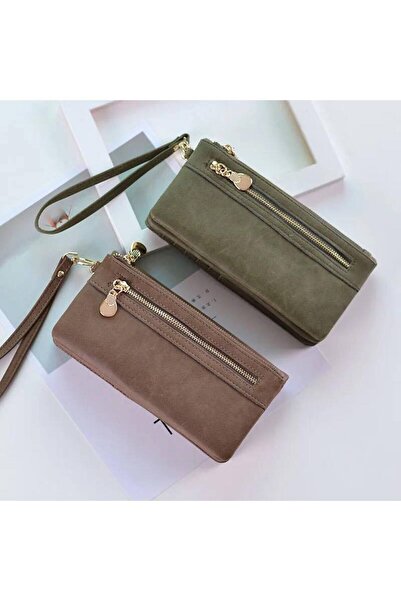rinkadoll Μαλακό δερμάτινο πορτοφόλι με πράσινο βραχιόλι Νέα σεζόν