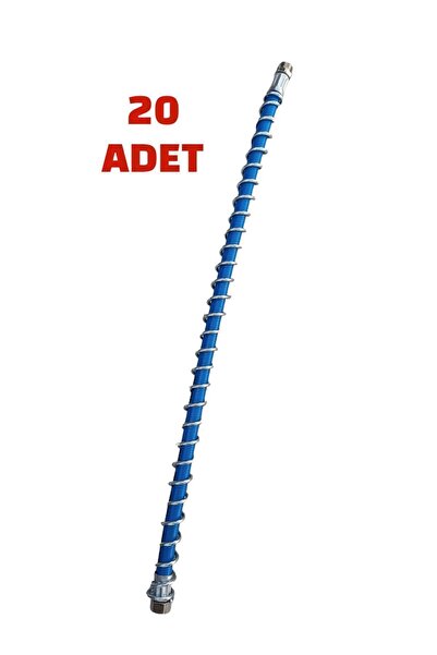 TAMPA BEYAZ Holder Uzatma Hortumu Çelik yaylı 60 cm Bitki Arası İlaçlama Hort...
