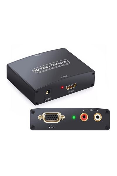 BK Teknoloji Vga+r/l Audio To Hdmı Converter Ses Destekli Vga-hdmı Çevirici