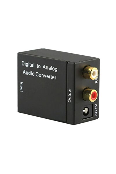 BK Teknoloji Dijital To Analog Optic Ses Dönüştürücü Adaptör