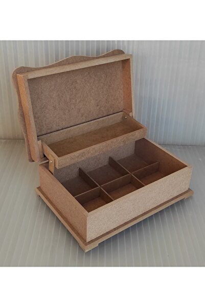 Güllü Ahşap Ahşap Boyanabilir Asansörlü Kutu