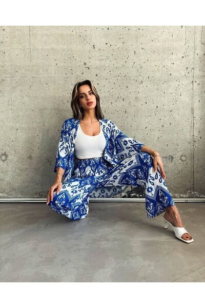 DEEFWEAR Set kimono cu model de sus și de jos