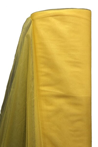 sevgi süsleme Sarı (Gold) Renk Kristal Tül – 1 Metre Boy, 3 Metre En
