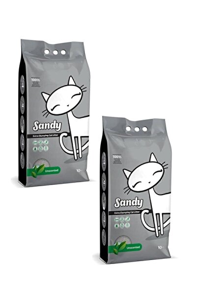 Genel Markalar Hassas Kediler Için Kokusuz Tozsuz Topaklanan Sodyum Bentonit Gri Kedi Kumu 10 Kg (2 ADET)