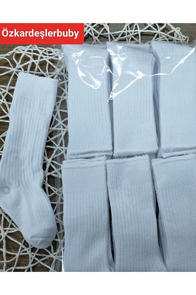 ÖZKARDEŞLER BABY Set of 12 Baby and Kids Knee Socks