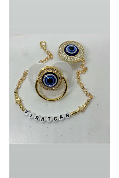 Bygulsahozdemir Nazar modeli zirkon taş emzik seti