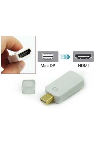 Kuvars Macbook Thunderbolt Mini Displayport To Hdmi Çevirici Adaptör