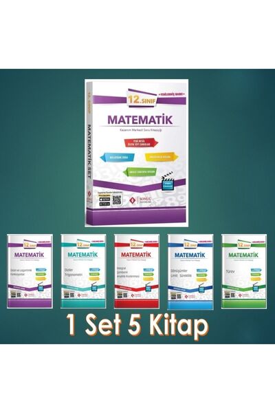 Sonuç Yayınları 12. Sınıf Matematik Set Kazanım Merkezli Soru Kitapçığı Yeni