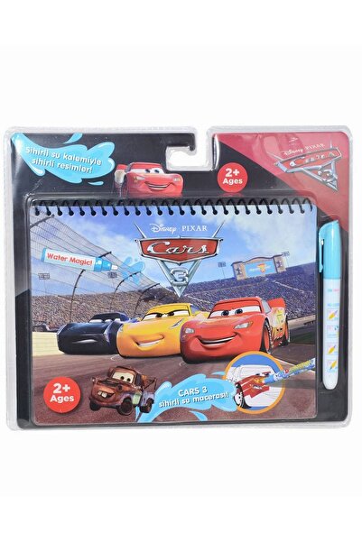 Genel Markalar Cars Şimşek Mcqueen Temalı Sulu Sihirli Boyama Kitabı - Özel Sulu Kalem Ile Arabalar Water Painting