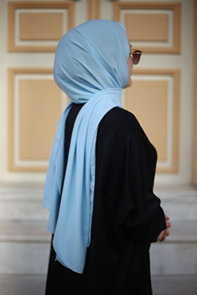 Mode Scarf Hijab Medina Silk Baby Blue Shall