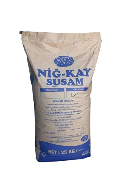 Niğ Kay 25 Kg Simitlik Susam