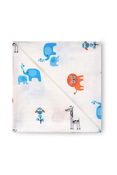 La'mina Baby Κουβέρτα Σαφάρι Μουσελίνα 120x120 εκ.