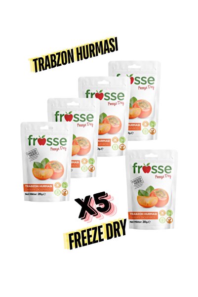 frosse البرسيمون - تفاح الجنة المقرمش، 5 عبوات مجففة بالتجميد