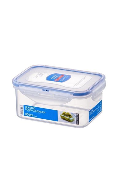 Lock & Lock Durable Plastic Food Container, 600 ml Capacity