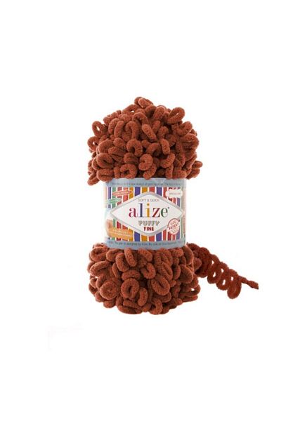 Alize Puffy Fine El Örgü İpi 90-taba (5 Li Paket)