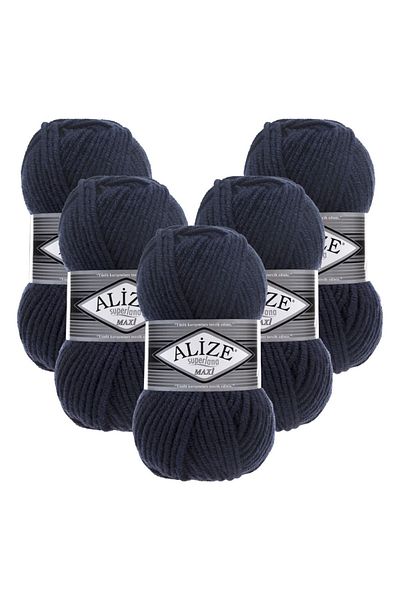 Alize Superlana Maxi 5-Piece 58 Hand Knitting Yarn