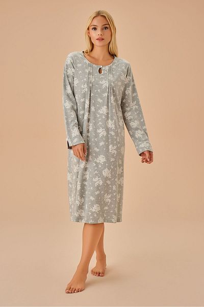 SUWEN Mother's Nightgown - Griss