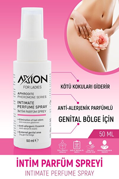 AXION İntim Genital Bölge Parfümü Afro Dizyak Etkili Kadınlar İçin 50 ML