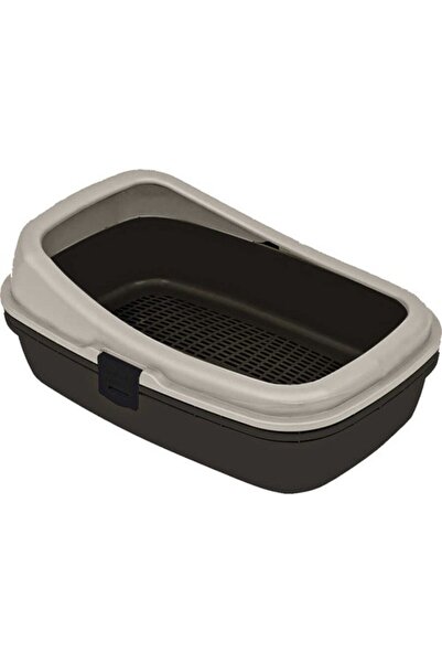 PlastArt Pt-300 Elekli Açık Kedi Tuvaleti Bej Kahve