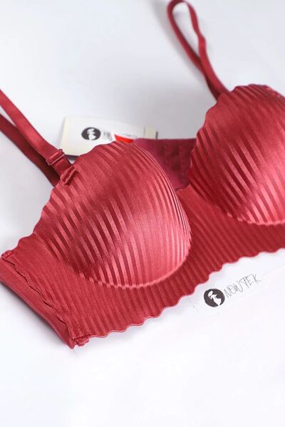 Lunary Sutien fără cusături tăiat cu laser - Lenjerie de corp pentru femei Dusty Rose