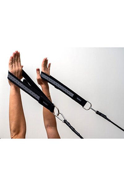 RAINBO Reformer Pilates Için Desenli Double Straps Ikili Elcik Metal Halkalı ...