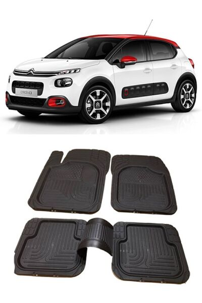 Onesize Fashion Citroen C3 2020 4d Havuzlu Paspas Takımı 5 Parça