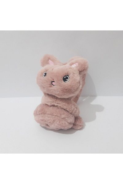 renkli çiçekler Plush Earmuff Rabbit Figured Children's Earmuff